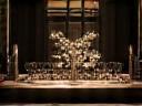 Villa's new illuminated dining area